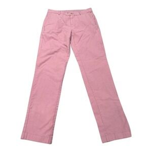 Brooks Brothers Red Fleece Pink Cotton Chinos Casual Pants Classic Fit W32 L32